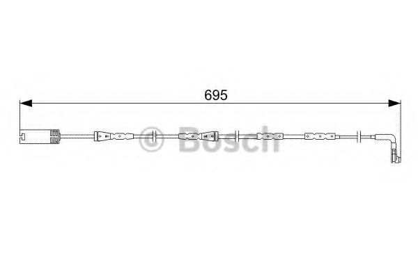 BOSCH - 1 987 473 050 - Датчик зносу гальмівних колодок