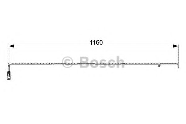 BOSCH - 1 987 473 055 - Датчик гальмівних колодок Land Rover Range Rover III 3.0 TD, 4.2, 4.4 02-