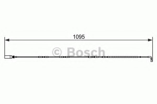 BOSCH - 1 987 473 069 - Датчик гальмівних колодок зад BMW 1/3 (E81,E90)