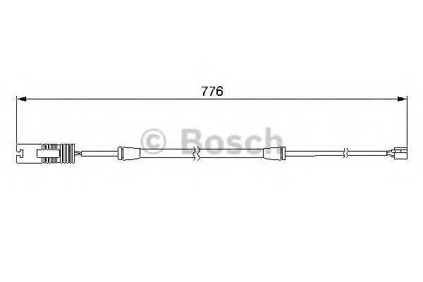 BOSCH - 1 987 474 925 - Датчик гальмівних колодок BMW 3 (E36), Z3 (E36) 1.6-3.0 09.90-06.03