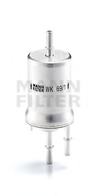 MANN-FILTER - WK 69/1 - Фільтр паливний VAG 1.2/1.4/1.8 (з регул. тиску)