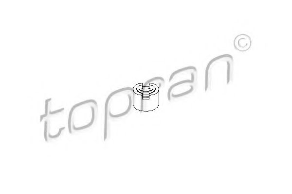 TOPRAN - 104 149 - Гайка колонки MC Pershona VW Golf/Jetta 84-