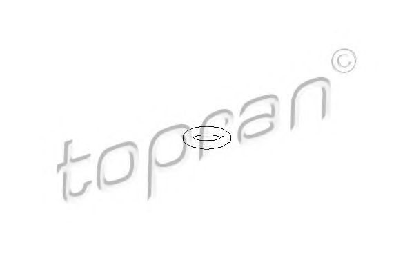 TOPRAN - 108 648 - Прокладка, направитель масла