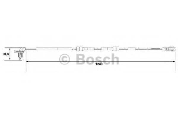 BOSCH - 0 265 007 666 - Датчик ABS Citroen Berlingo 1.4i/1.6HDI/2.0HDI 07.96-