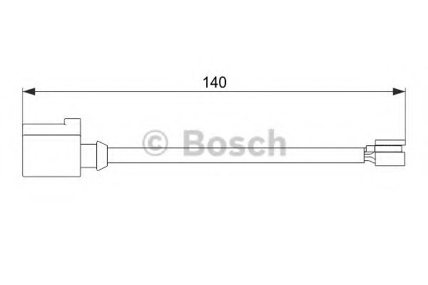 BOSCH - 1 987 474 566 - Датчик зносу гальмівних колодок Porsche Cayenne / VW Touareg (7P5) 10-
