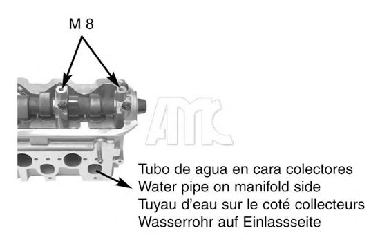 AMC - 908704 - Головка двигуна VW T4, LT 28-46 2.5 TDI