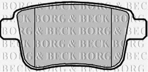 BORG & BECK - BBP2185 - BBP2185 BORG & BECK - Гальмівні колодки до дисків