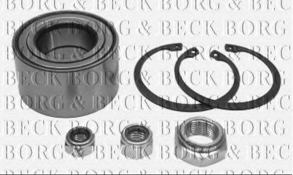 BORG & BECK - BWK121 - BWK121 BORG & BECK - Комплект підшипника ступиці