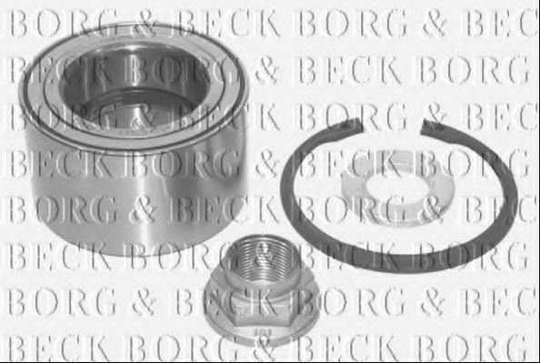 BORG & BECK - BWK799 - BWK799 BORG & BECK - Комплект підшипника ступиці