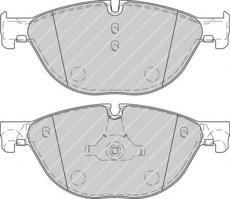 FERODO - FDB4285 - Гальмівні колодки перед. BMW 5 F10 10-