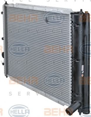 BEHR HELLA SERVICE - 8MK 376 713-631 - Радиатор, охлаждение двигателя (Охлаждение)