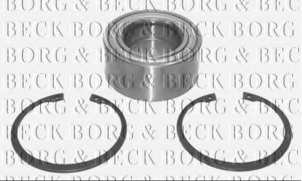 BORG & BECK - BWK344 - BWK344 BORG & BECK - Комплект підшипника ступиці