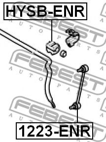 FEBEST - 1223-ENR - ТЯГА СТАБИЛИЗАТОРА ЗАДНЯЯ (KIA CEED 2006-) FEBEST