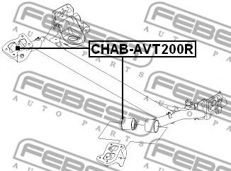 FEBEST - CHAB-AVT200R - С/блок зад. балки Daewoo Kalos 1.2I,1.4I Ohc,Dohc 02-/Chevrolet Aveo 04-