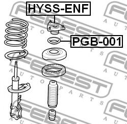 FEBEST - HYSS-ENF - Опора амортизатора передн. Hyundai Elantra 06-/I30 07-/Kia Ceed 06-