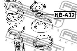 FEBEST - NB-A32 - Підшипник ам-тора Nissan Maxima QX 2.0 95-00/Pathfinder 3.3 V6 97-04