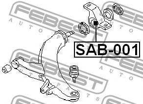 FEBEST - SAB-001 - С/блок зад. перед. ричага