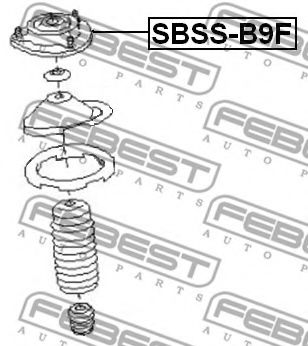 FEBEST - SBSS-B9F - Опора ам-тора перед. Subaru B9 Tribeca W10 04-