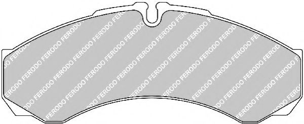 FERODO - FVR1102 - Гальмівні колодки дискові задн. Iveco Daily 35C15, 11-