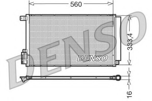 DENSO - DCN13109 - Конденсер кондиціонера