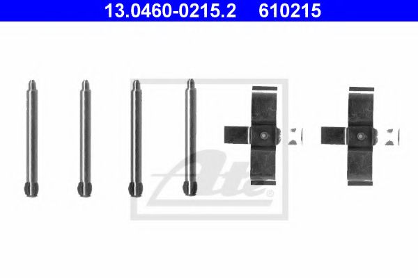 ATE - 13.0460-0215.2 - Комплектующие, колодки дискового тормоза