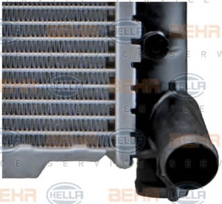 BEHR HELLA SERVICE - 8MK 376 713-631 - Радиатор, охлаждение двигателя (Охлаждение)