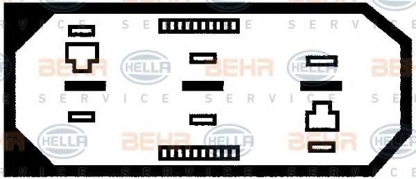 BEHR HELLA SERVICE - 8EW 009 144-591 -  Вентилятор