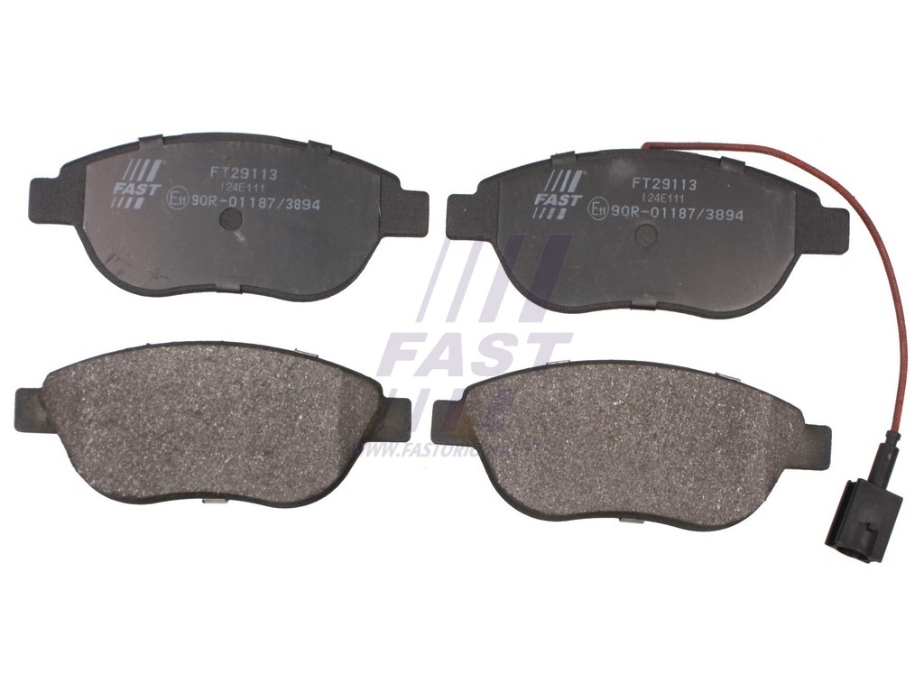 Колодки Fiat Doblo/Stilo/Bravo 1,4-1,9 01->