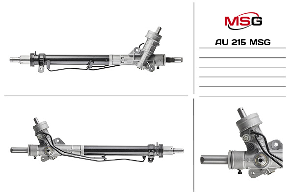 MSG - AU 215 - Кермова рейка з г/п Audi A6 (4B,C5) 1.8-4.2 01.97-01.05