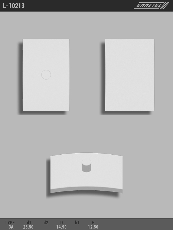 Фолье-вставки бокового поджима с круглым поджимом