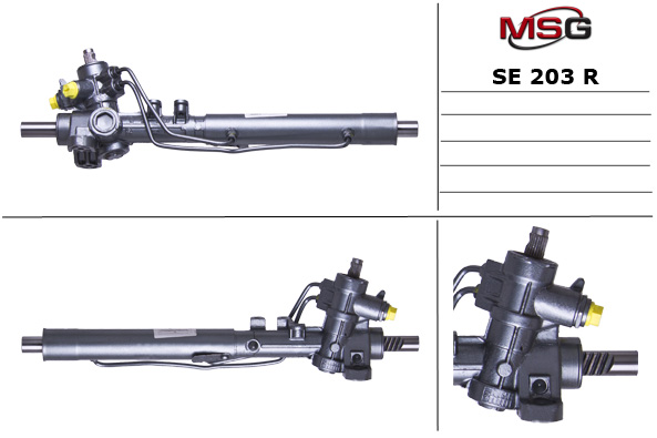 MSG - SE 203R - Рейка з Г/У (відновлена) Seat Cordoba 93-99,Ibiza 99-02, Toledo, VW Caddy,PAssat, Vento