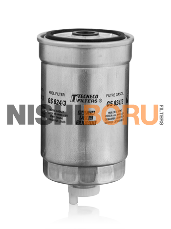 NISHIBORU - GS824/3 - Фiльтр паливний Hyundai Accent 1.5Crdi 06-/Kia Ceed 1.6-2.0CRDI 07-/ Sportage 2.0 CRDI 09/04-
