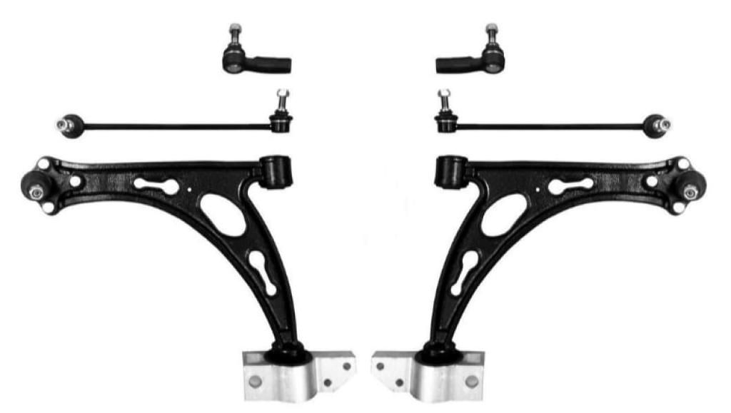 Комплект важелів  підвіски (передньої) Octavia II/Caddy III 04-