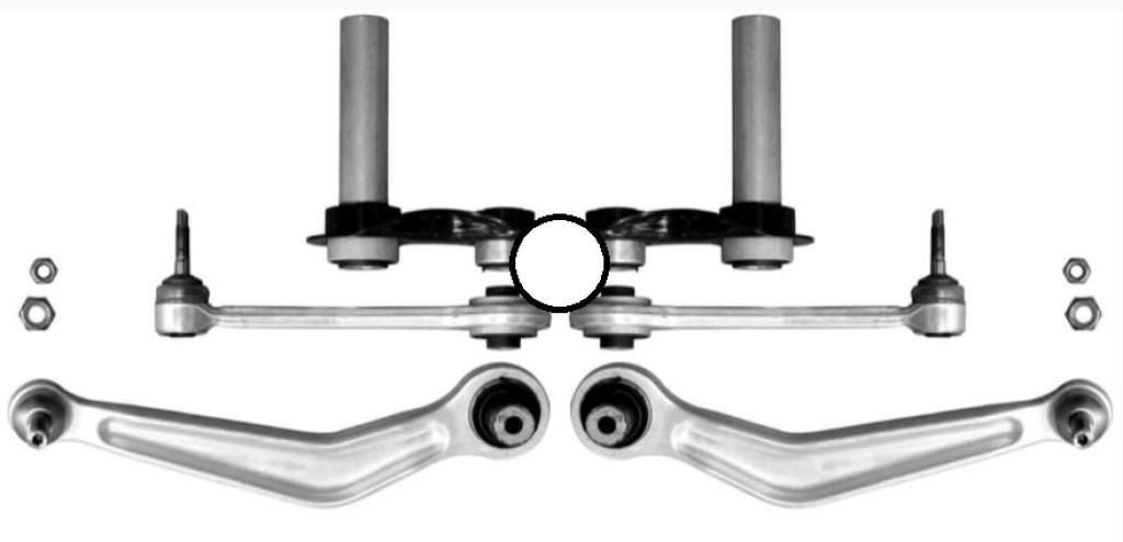 Комплект важелів  підвіски (задньої) BMW 5 (E39/E60)