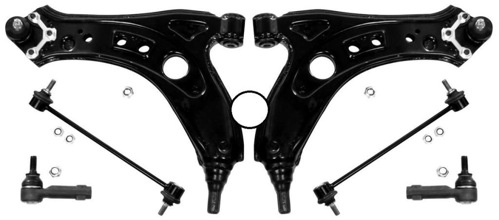 Комплект важелів підвіски (передньої) Skoda Fabia/Fabia II/Roomster/VW Fox 99-