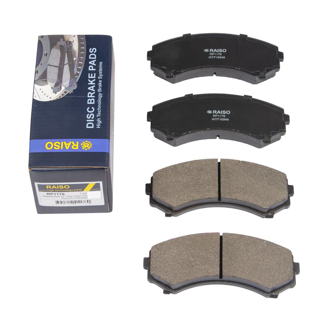 Гальмівні колодки дискові перед. Mazda Mpv I; Mitsubishi Grandis, Pajero 2.0D-4.5 12.90-