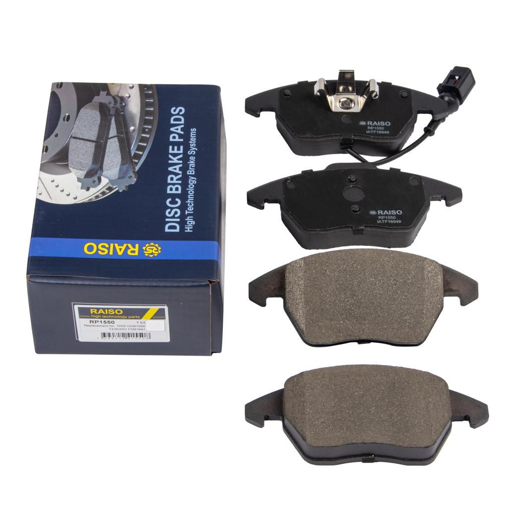 Гальмівні колодки дискові перед. Audi A1, A3, TT// Seat Altea, Ibiza// Skoda Octavia, Rapid// VW Beetle, Caddy, Golf 1.4-3.6V6 02.04-