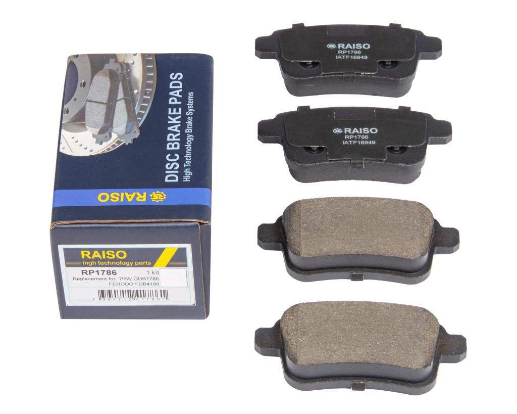 Гальмівні колодки дискові зад. Renault Kangoo II 08-