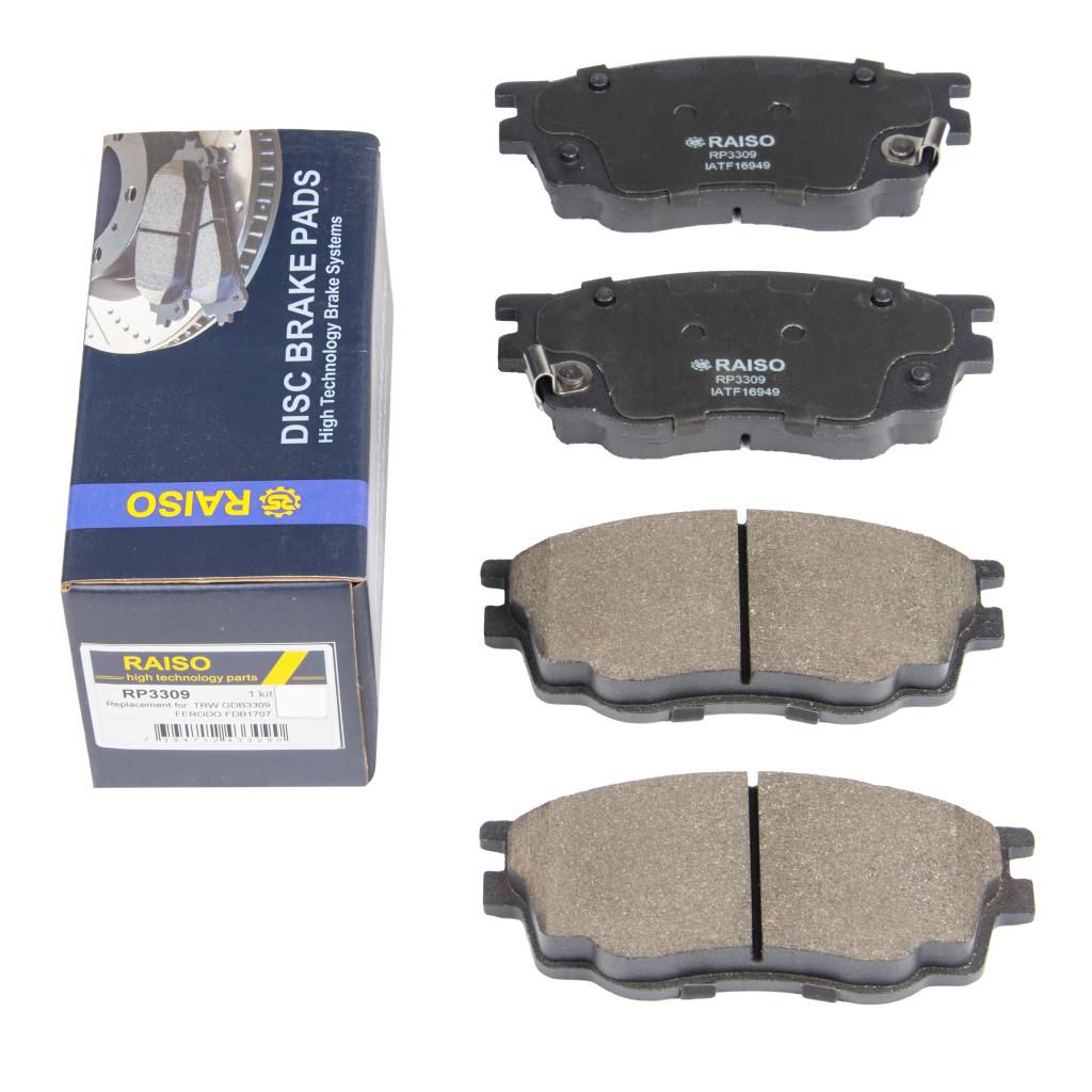 Гальмівні колодки дискові перед. Mazda 6 1.8 02-07