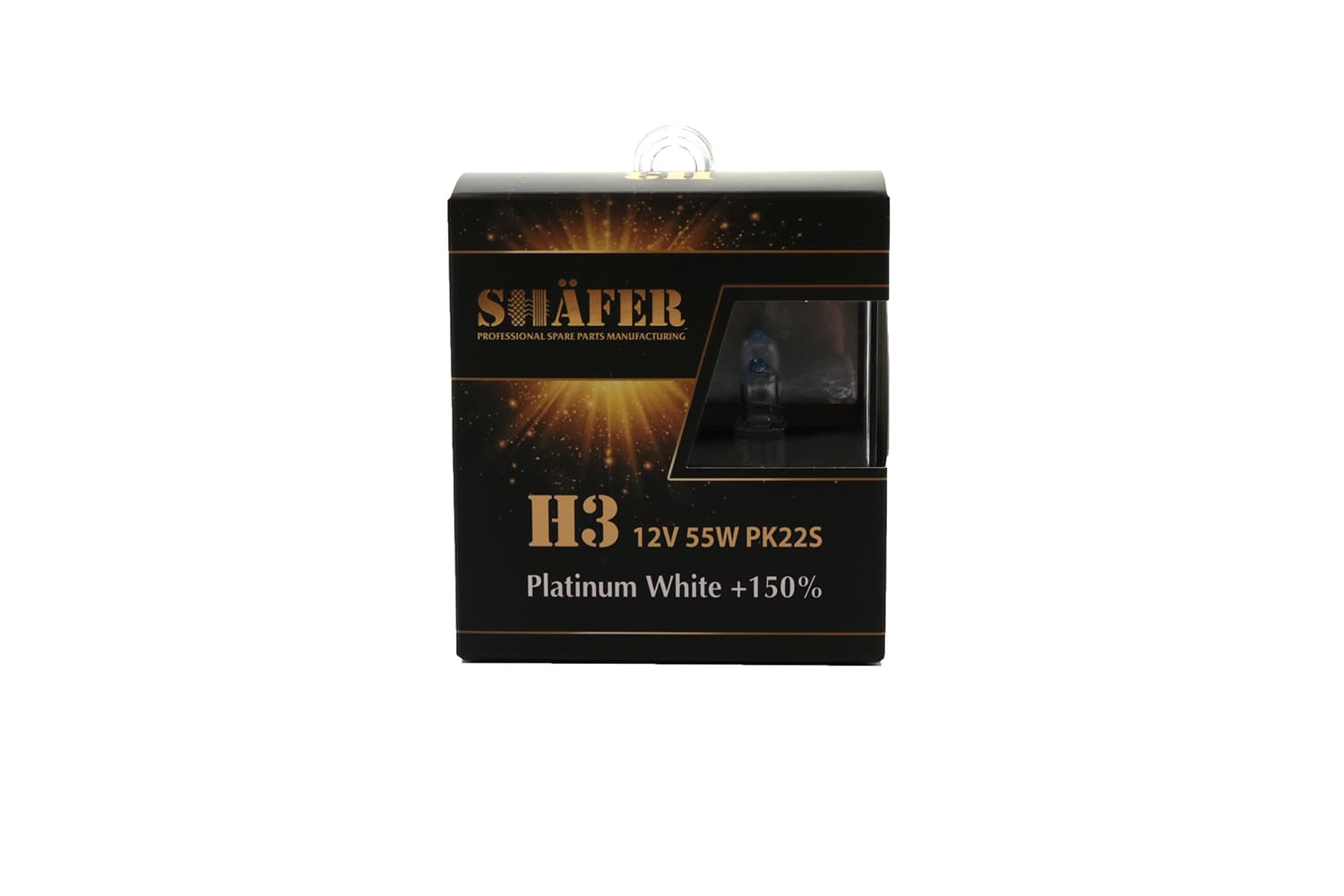 SHAFER - SL3003P - Лампа 12V H3 55W PK22s PLATINUM WHITE +150% Box2шт