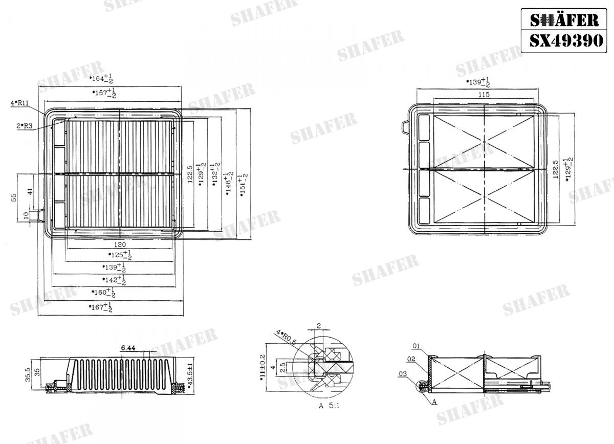 Фільтр повітряний Honda CR-Z 1.5 Hybrid 10-