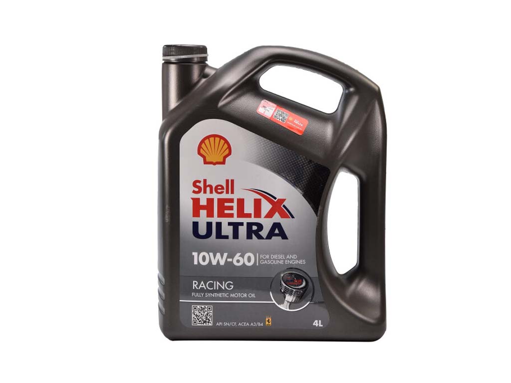 Олива двигуна 4L Shell Helix Ultra Racing 10W60