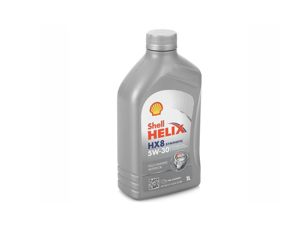 Олива двигуна 1L Shell Helix HX8 Synthetic 5W30 (ACEA A3/B3, A3/B4, MB 229.5; VW 502.00/505.00; RN0700/0710
