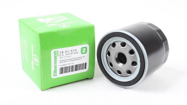 ZILBERMANN - 03-034 - Фильтр масляный, Combo 94-01,Vectra 88-95, Aveo,Tacuma 05-, Captiva 06-,Espero 91-99